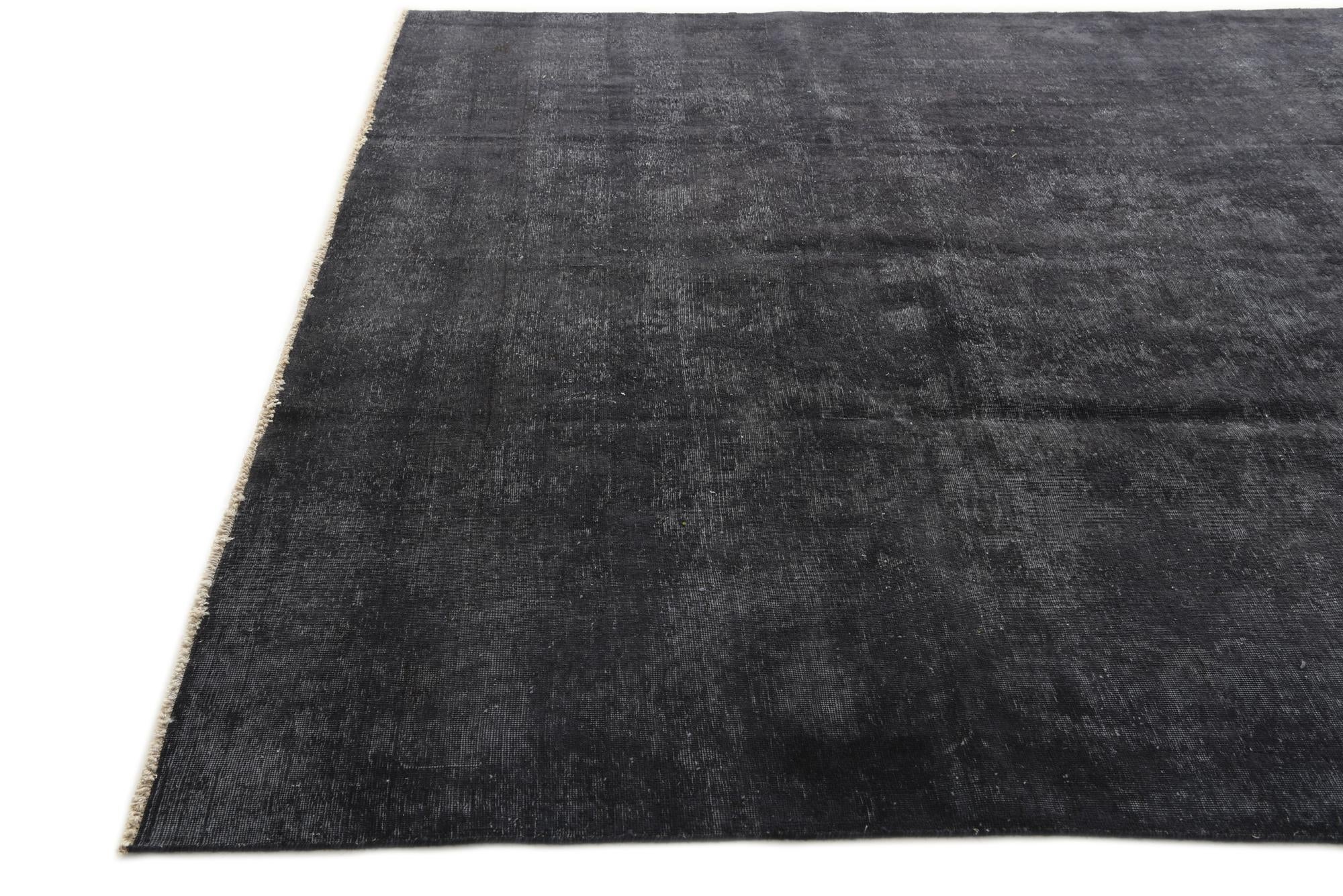 9' 9 x 12' 3 Hand Knotted Ultra Vintage Persian Wool Rug
