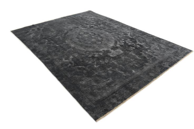 Detail image of 8' 2 x 11' Hand Knotted Ultra Vintage Persian Wool Rug