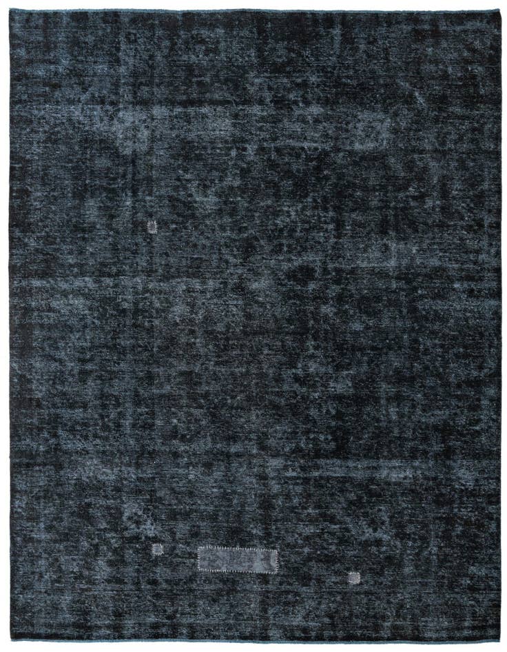 Detail image of 9' 8 x 13' Hand Knotted Ultra Vintage Persian Wool Rug