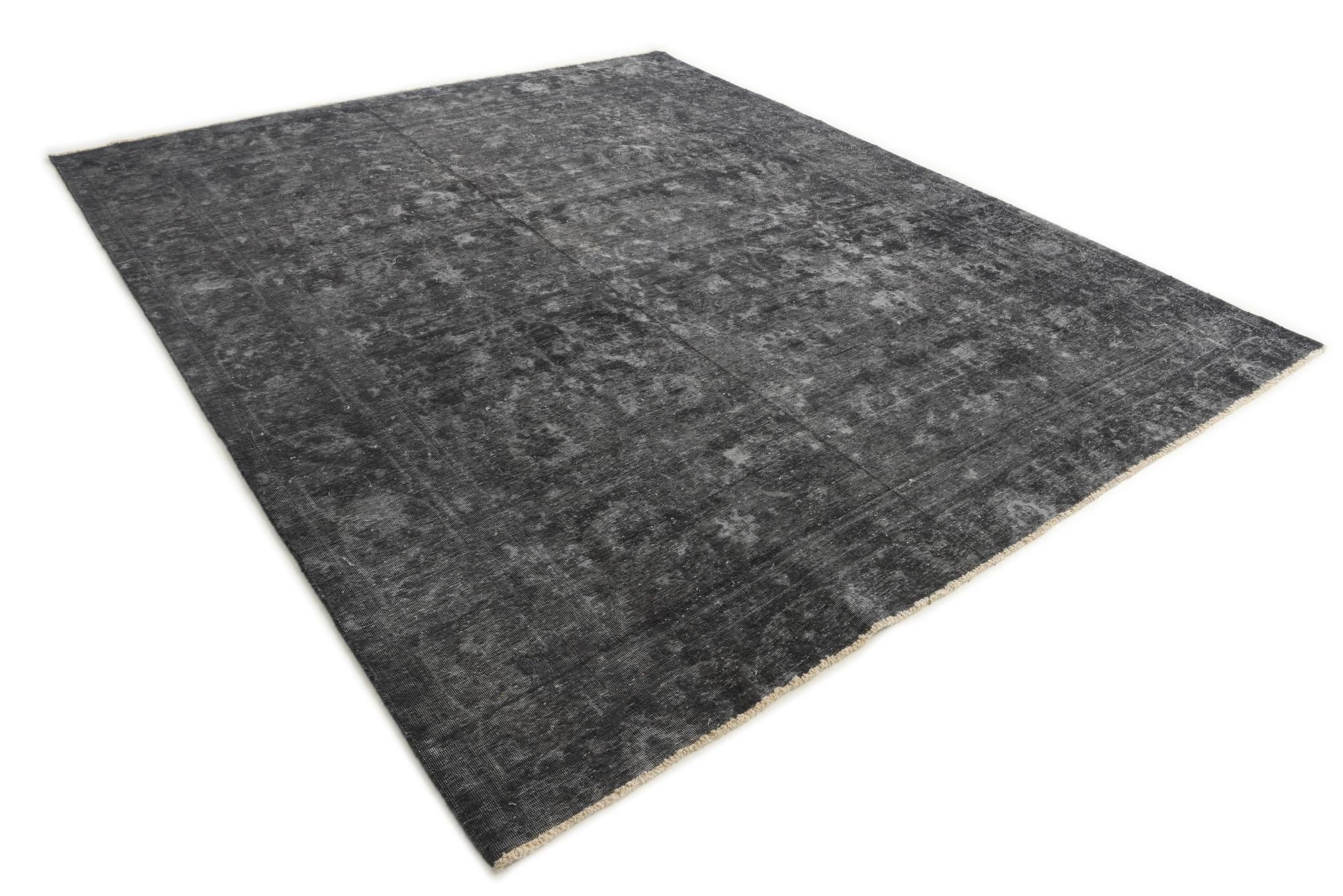 9' 9 x 11' 9 Hand Knotted Ultra Vintage Persian Wool Rug
