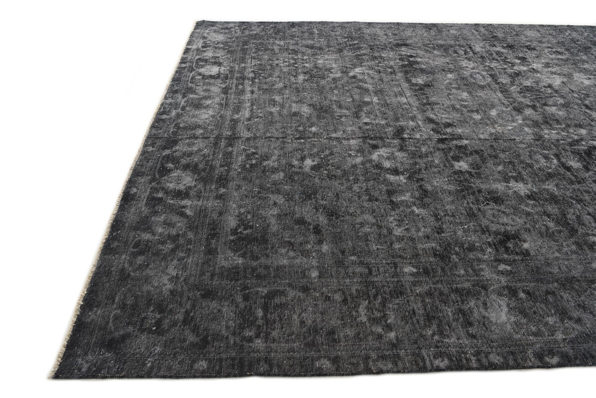 9' 9 x 11' 9 Hand Knotted Ultra Vintage Persian Wool Rug