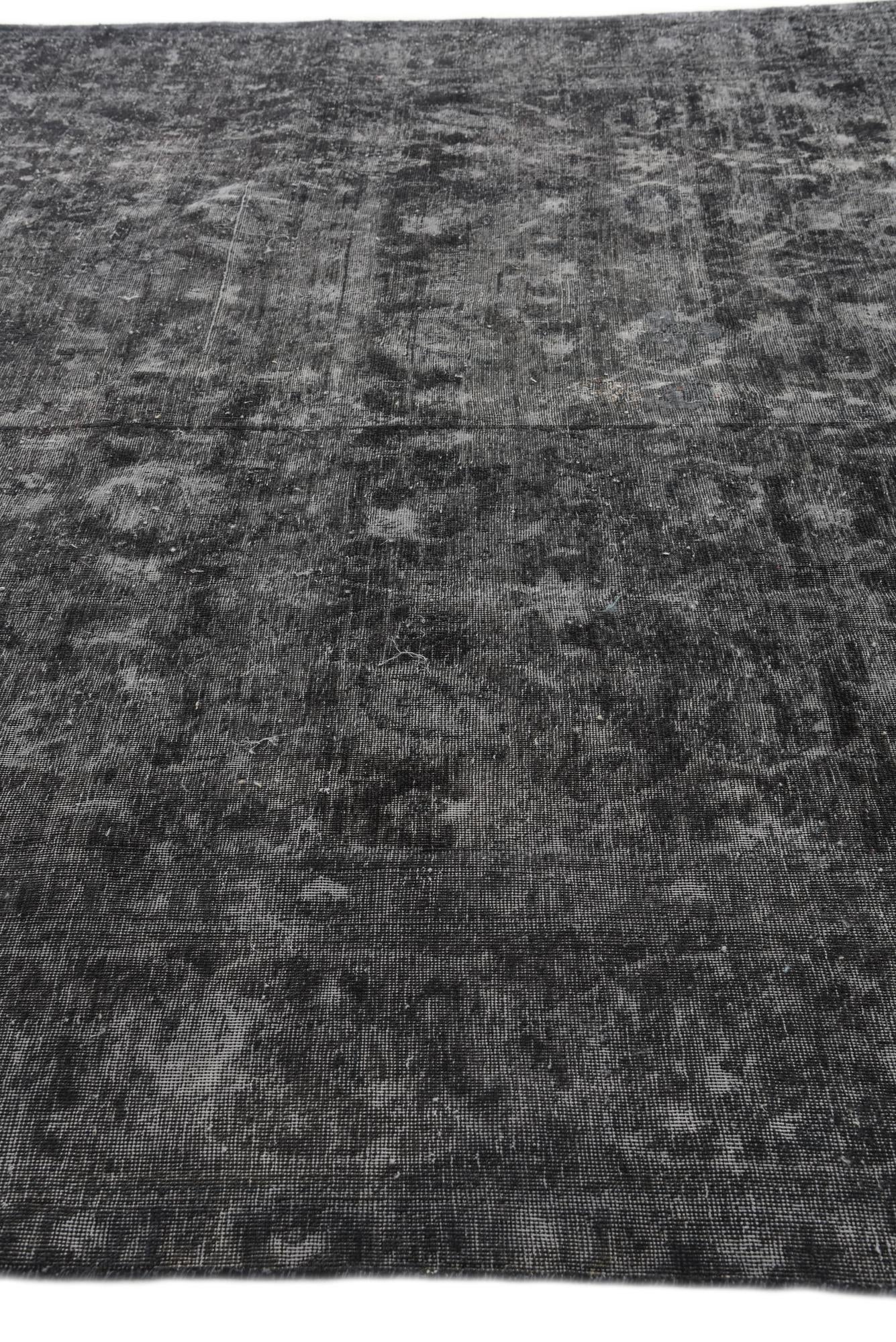 9' 9 x 11' 9 Hand Knotted Ultra Vintage Persian Wool Rug