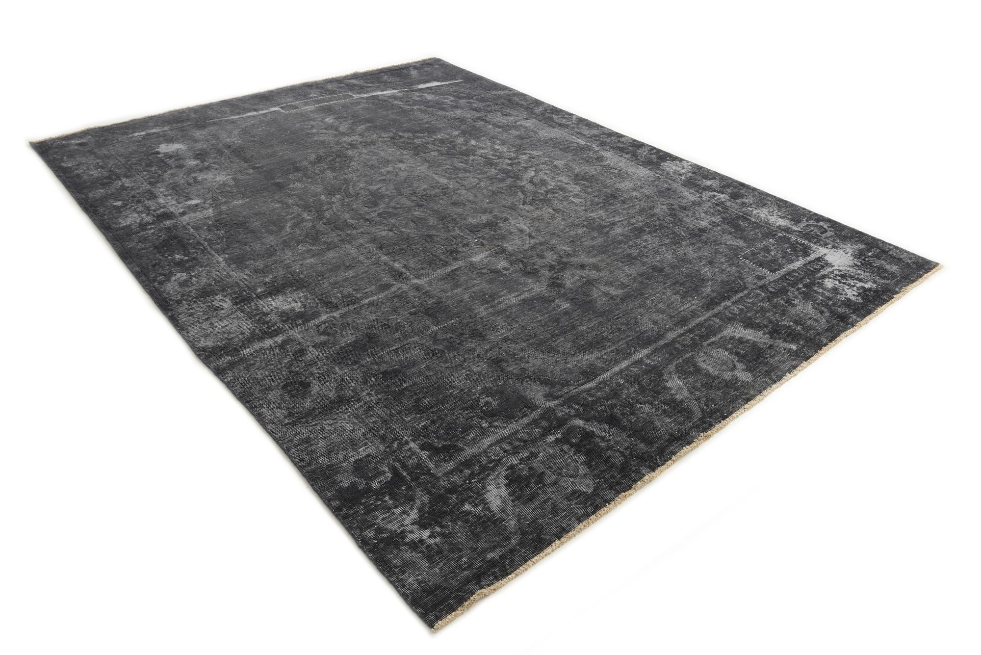 9' 4 x 12' 7 Hand Knotted Ultra Vintage Persian Wool Rug