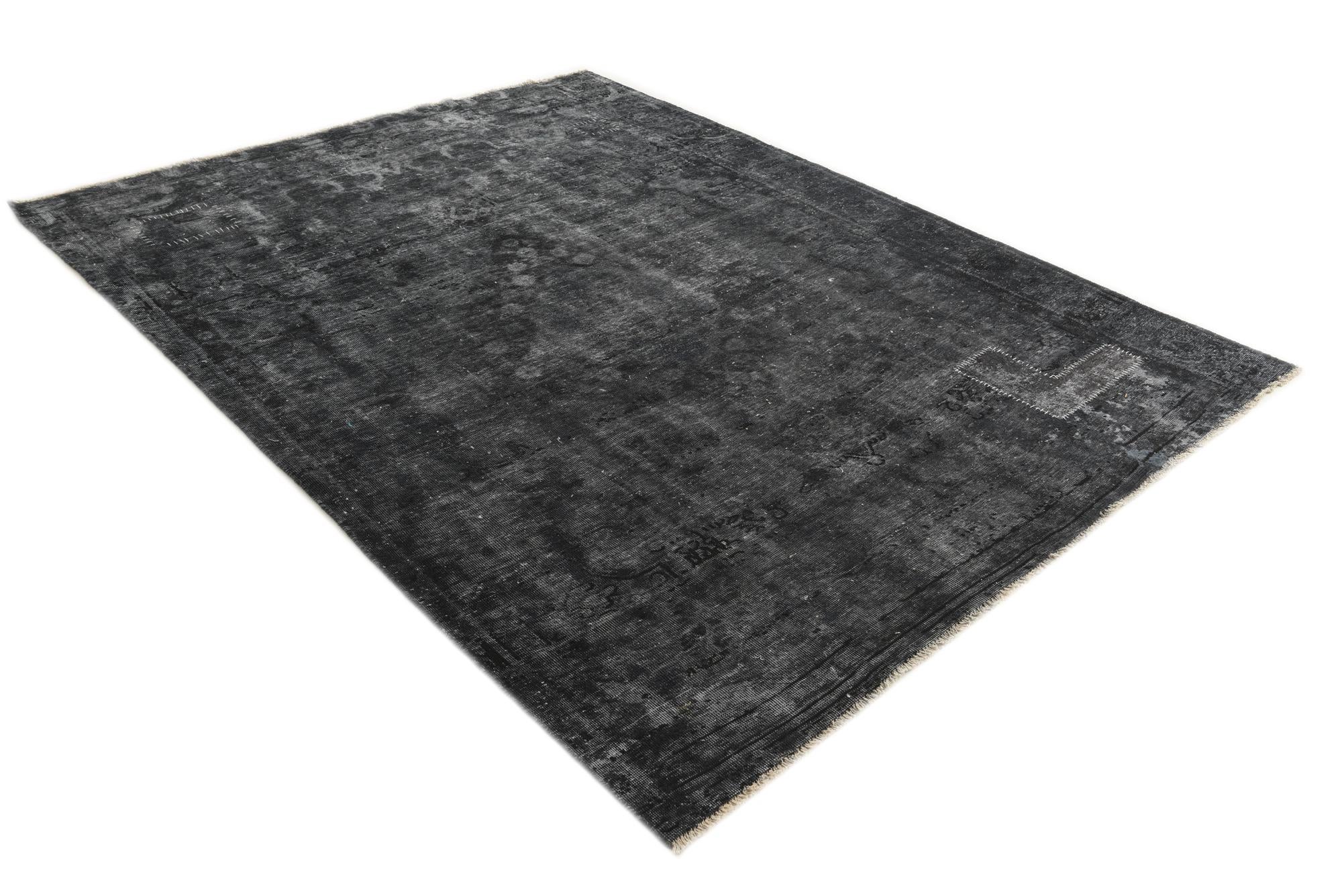 7' 3 x 9' 7 Hand Knotted Ultra Vintage Persian Wool Rug