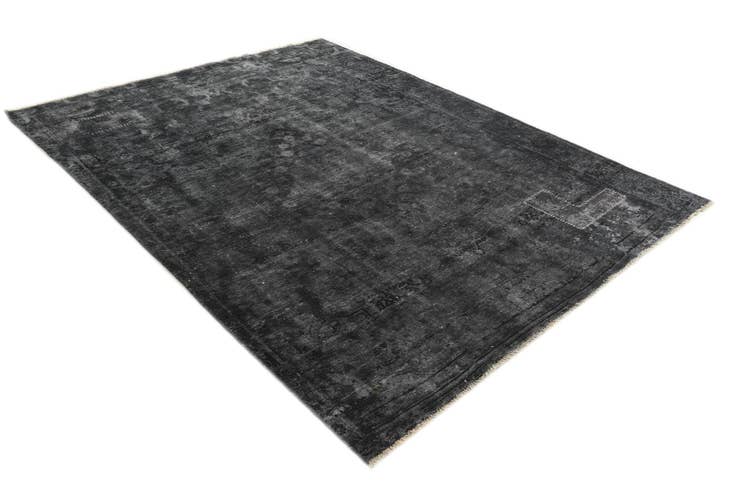 Detail image of 7' 3 x 9' 7 Hand Knotted Ultra Vintage Persian Wool Rug