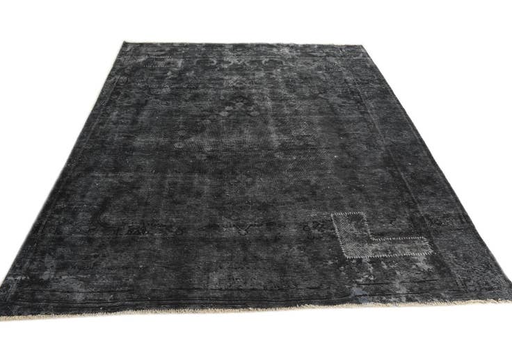 Detail image of 7' 3 x 9' 7 Hand Knotted Ultra Vintage Persian Wool Rug