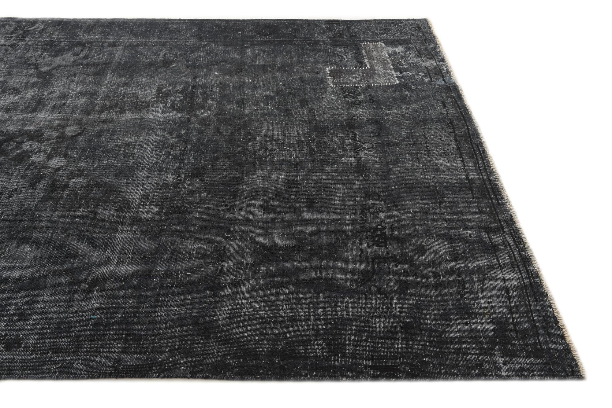 7' 3 x 9' 7 Hand Knotted Ultra Vintage Persian Wool Rug