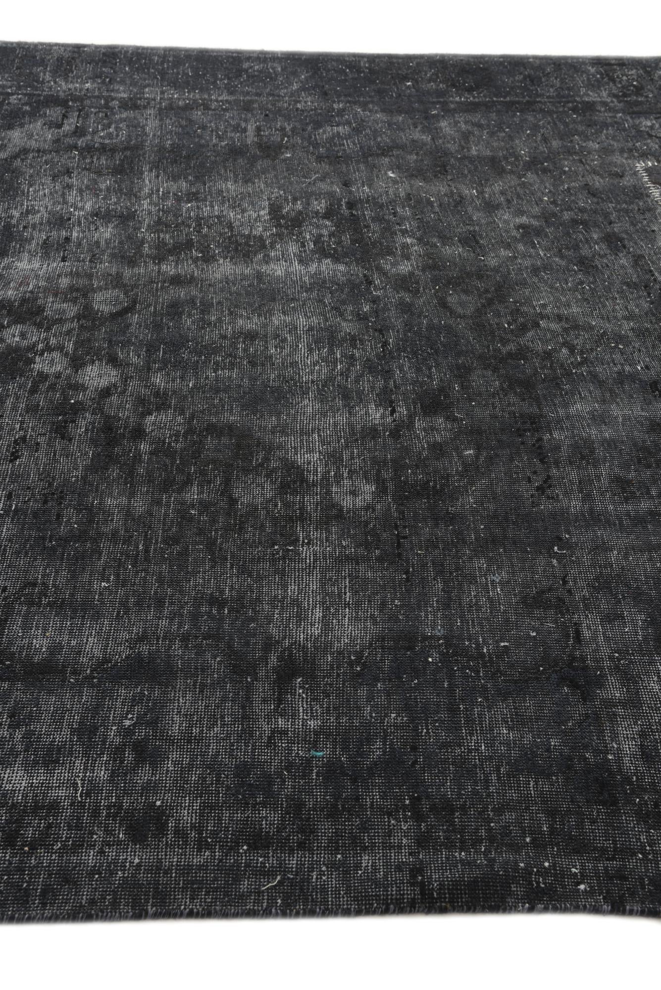 7' 3 x 9' 7 Hand Knotted Ultra Vintage Persian Wool Rug