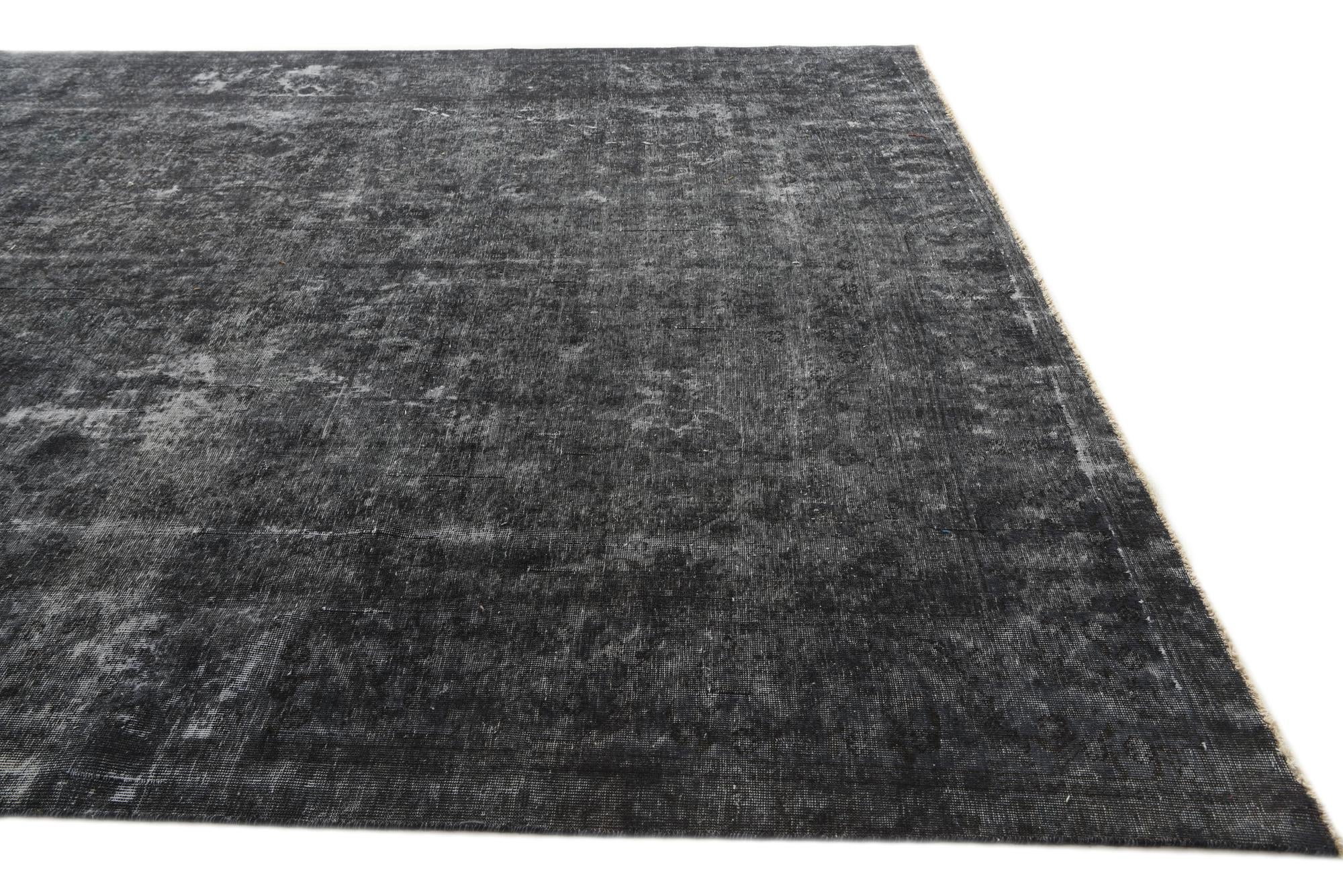 9' 6 x 13' 1 Hand Knotted Ultra Vintage Persian Wool Rug
