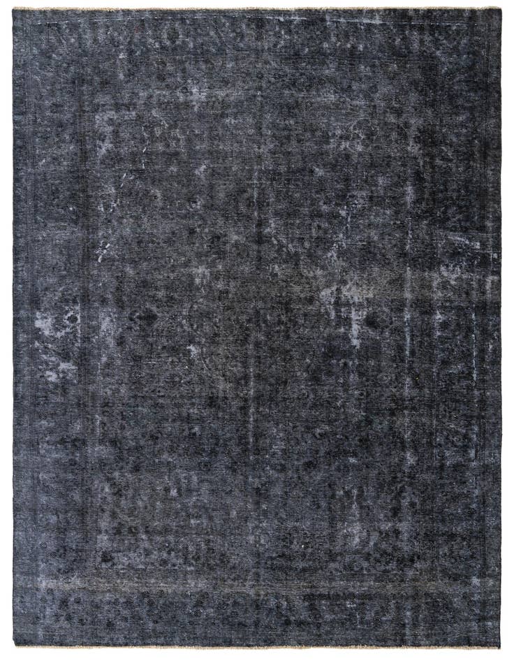 Detail image of 9' 6 x 13' 1 Hand Knotted Ultra Vintage Persian Wool Rug