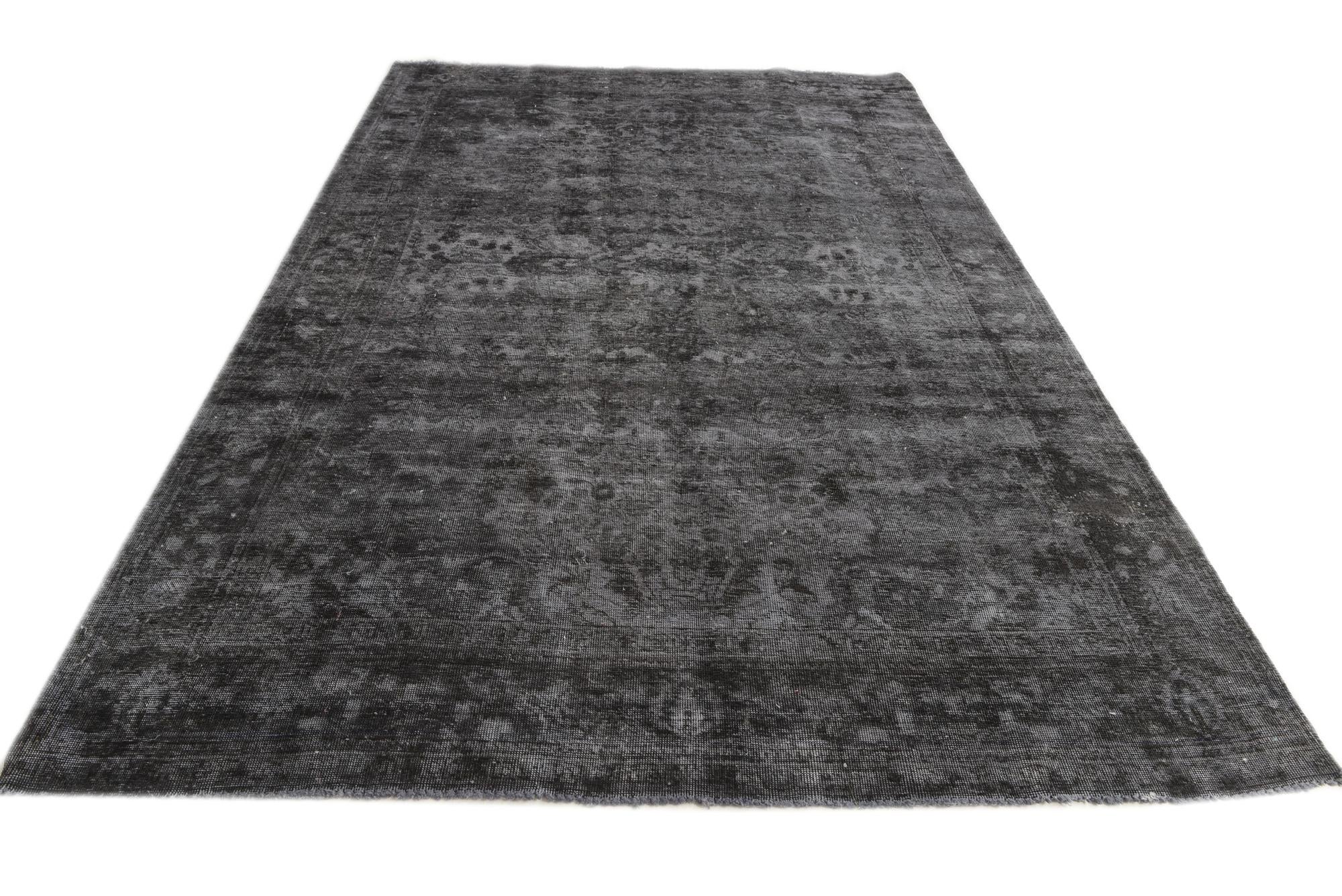 6' 6 x 10' 3 Hand Knotted Ultra Vintage Persian Wool Rug