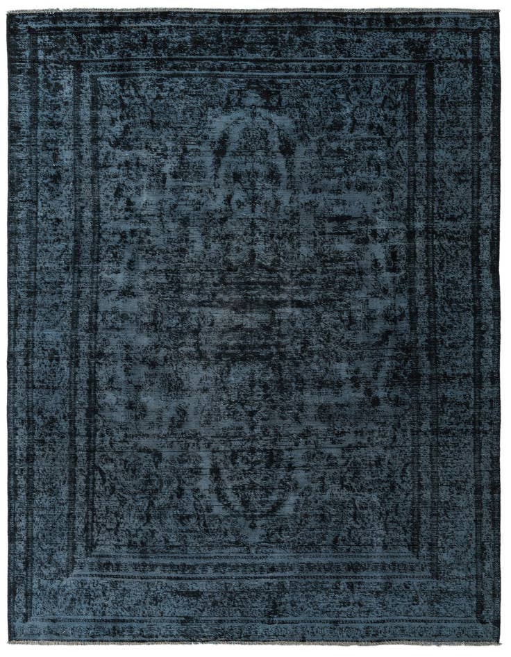 Detail image of 7' 10 x 11' Hand Knotted Ultra Vintage Persian Wool Rug