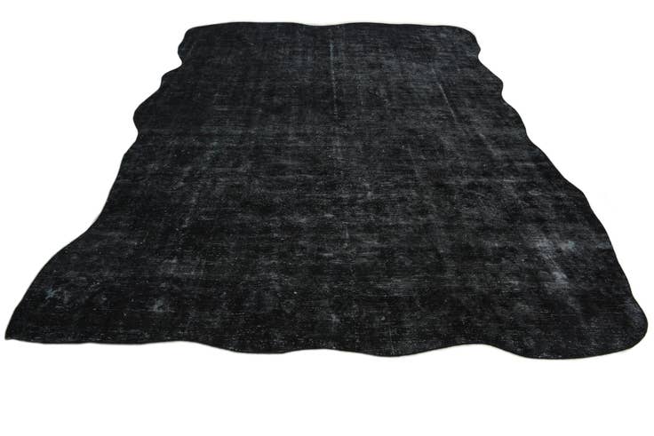 Detail image of 8' 10 x 11' Hand Knotted Ultra Vintage Persian Wool Rug