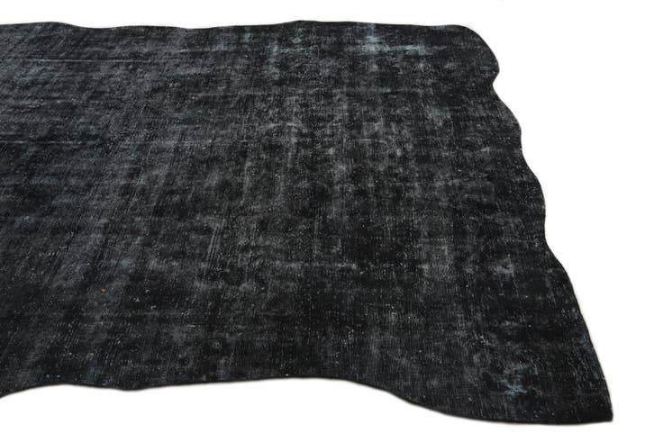 Detail image of 8' 10 x 11' Hand Knotted Ultra Vintage Persian Wool Rug