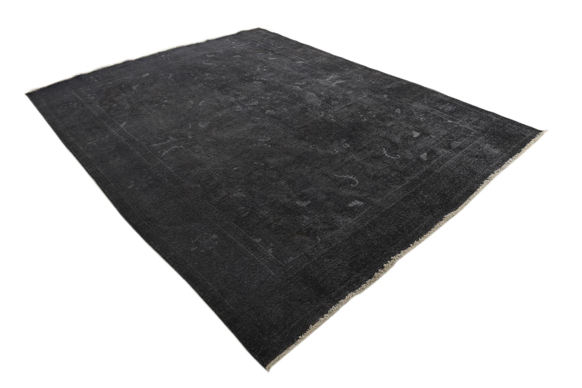 9' 6 x 12' 7 Hand Knotted Ultra Vintage Persian Wool Rug