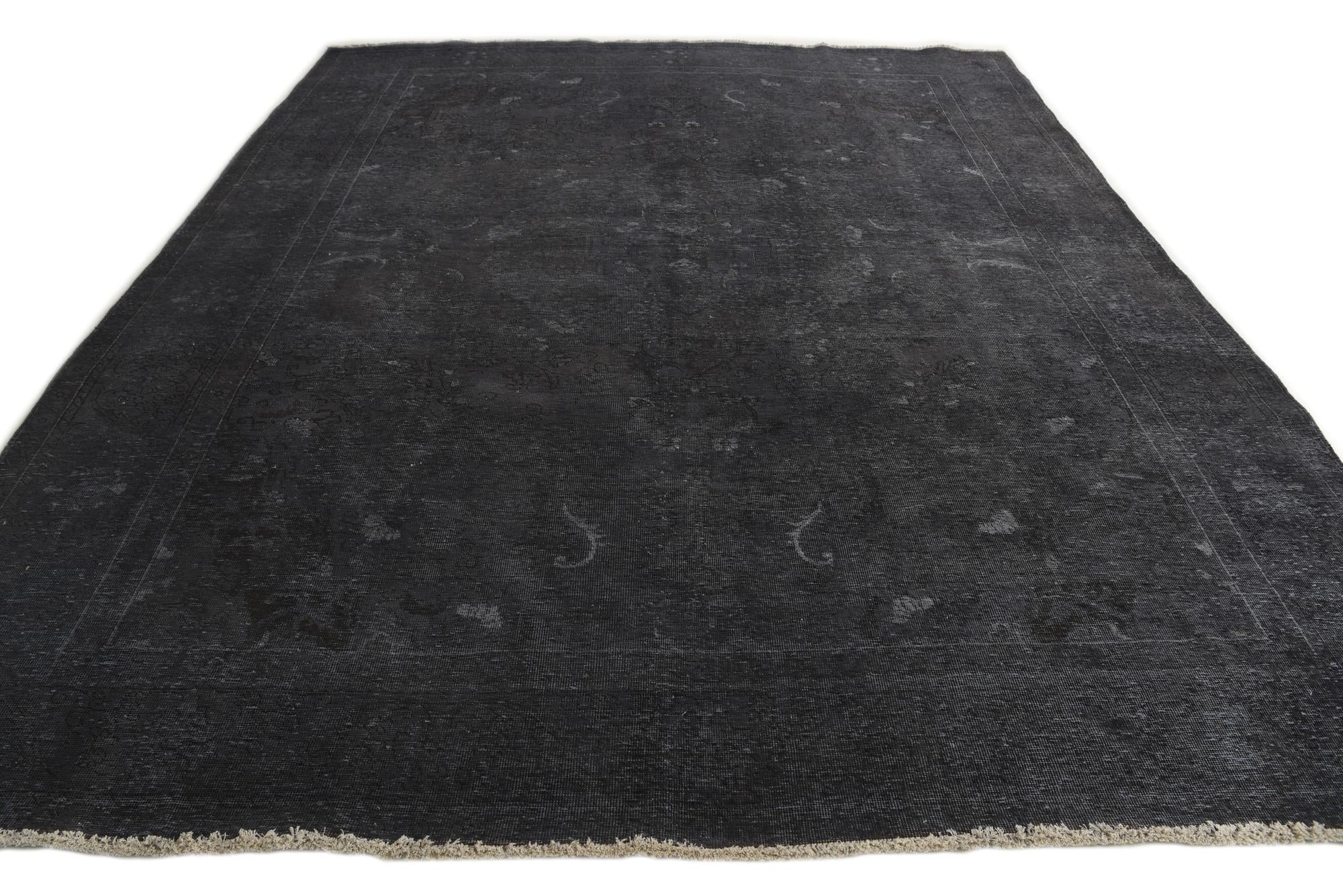 9' 6 x 12' 7 Hand Knotted Ultra Vintage Persian Wool Rug