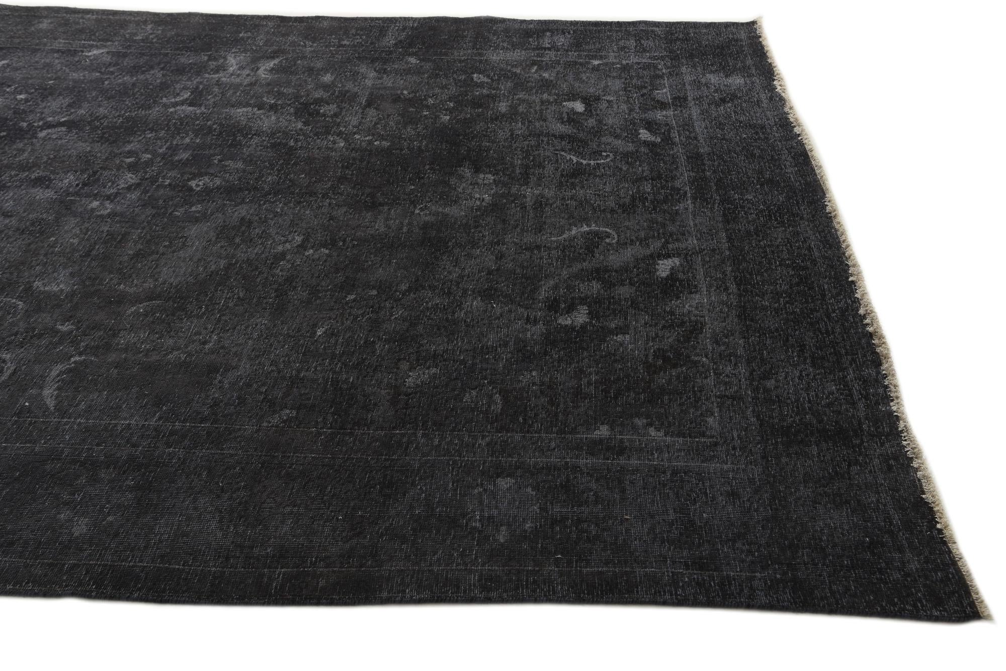 9' 6 x 12' 7 Hand Knotted Ultra Vintage Persian Wool Rug