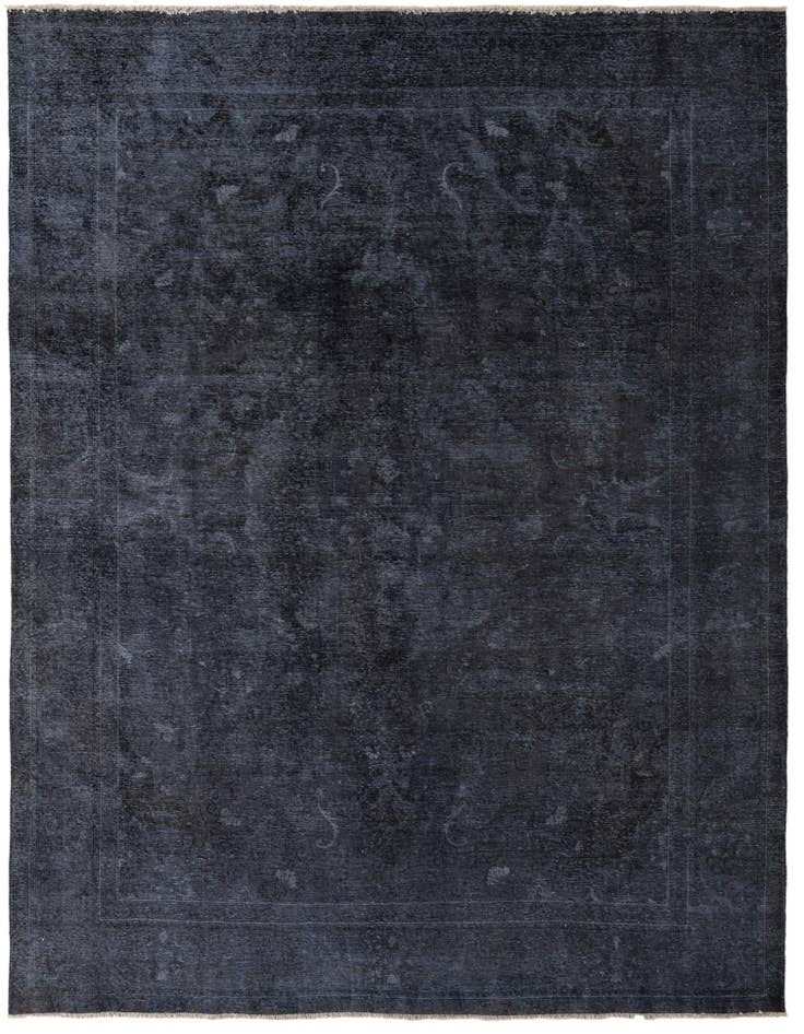 Detail image of 9' 6 x 12' 7 Hand Knotted Ultra Vintage Persian Wool Rug