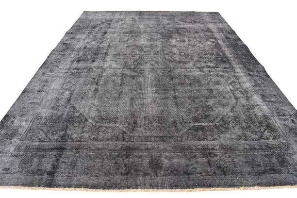 8' 5 x 12' 7 Hand Knotted Ultra Vintage Persian Wool Rug