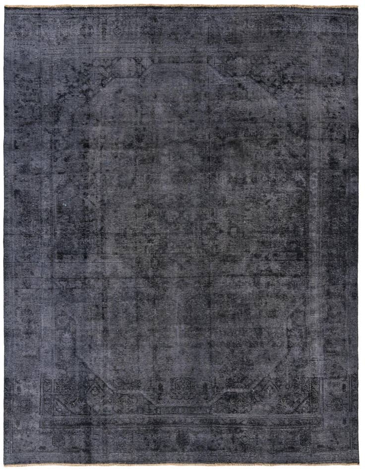 Detail image of 8' 5 x 12' 7 Hand Knotted Ultra Vintage Persian Wool Rug