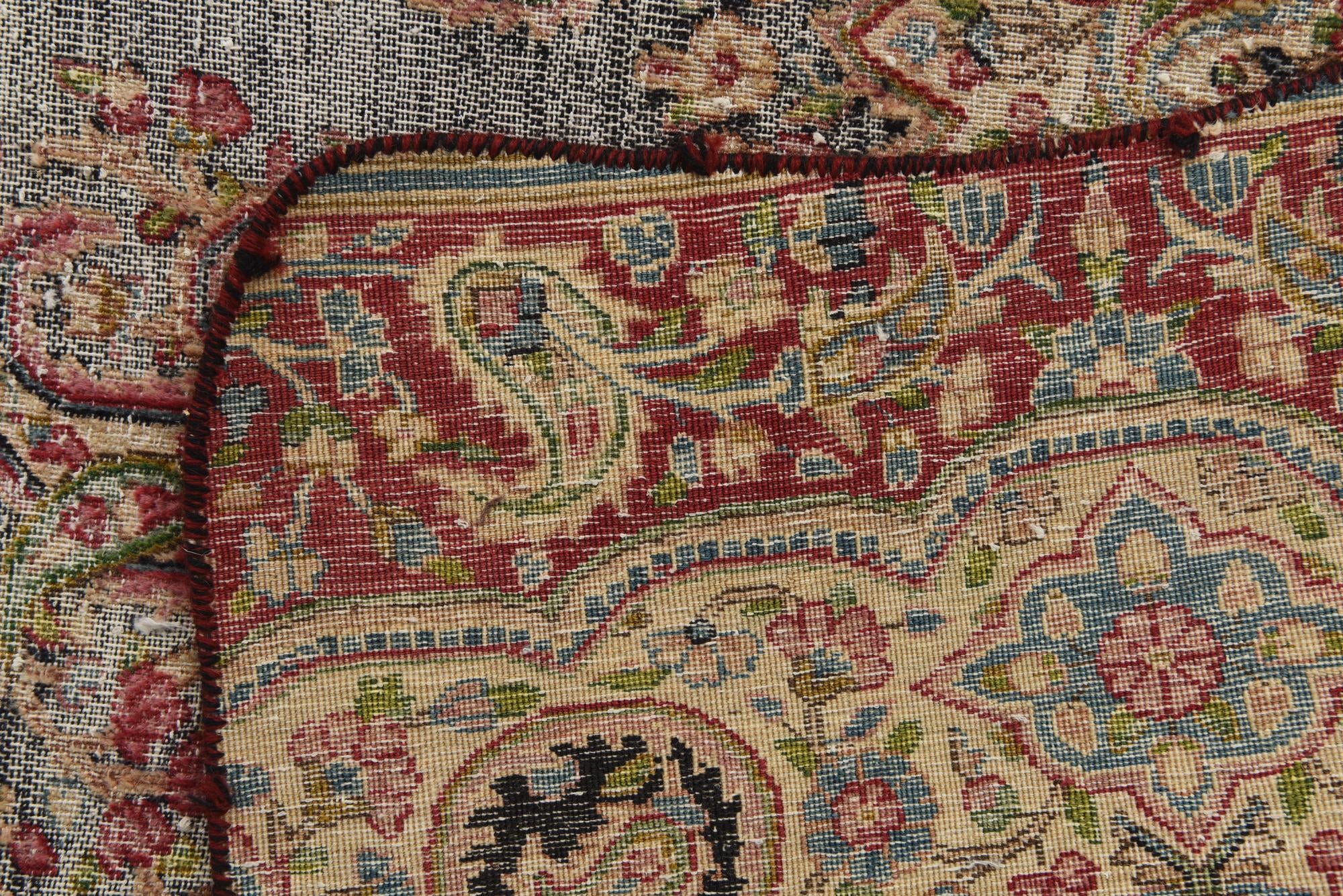 6' x 10' 9 Hand Knotted Ultra Vintage Persian Wool Rug