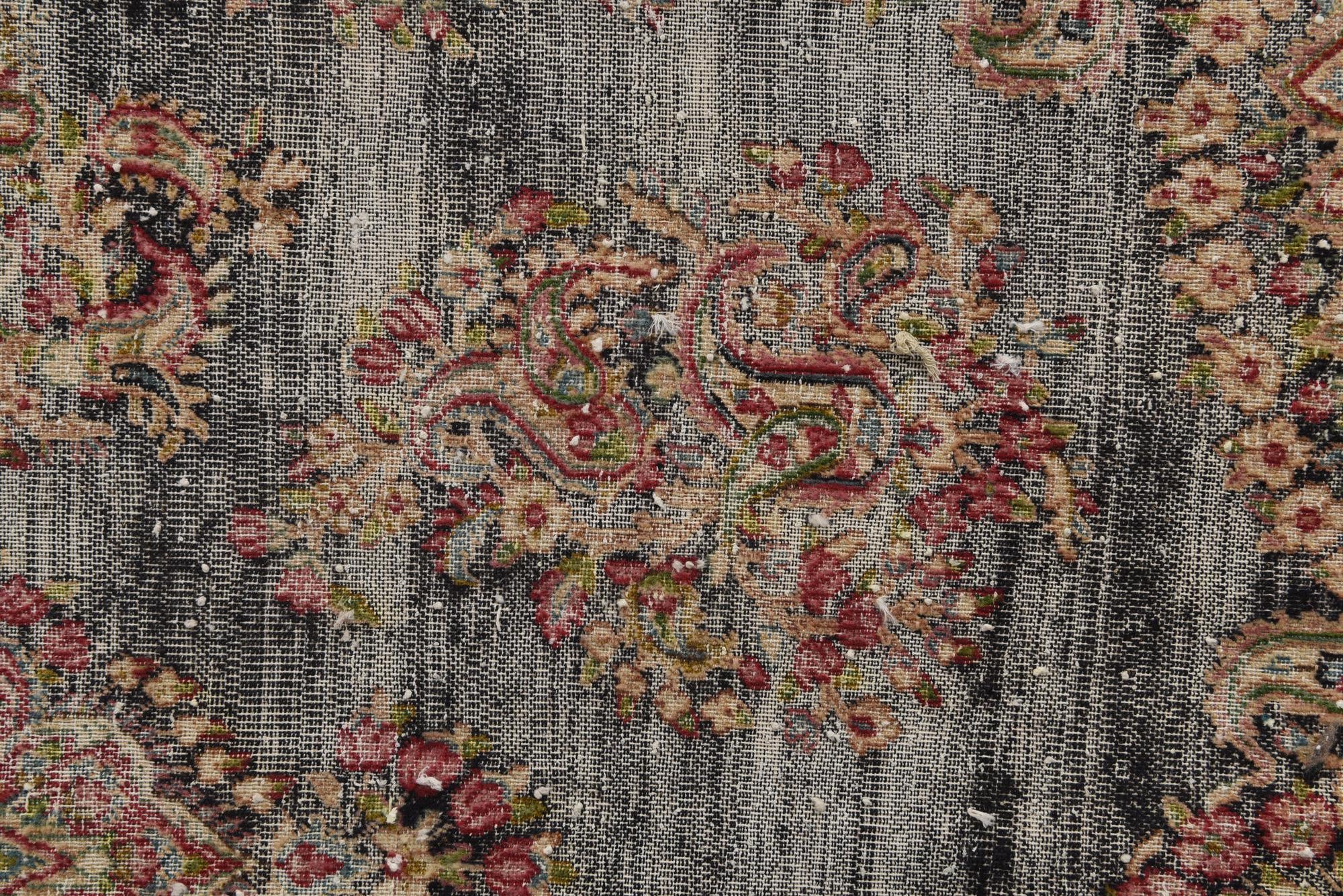 6' x 10' 9 Hand Knotted Ultra Vintage Persian Wool Rug