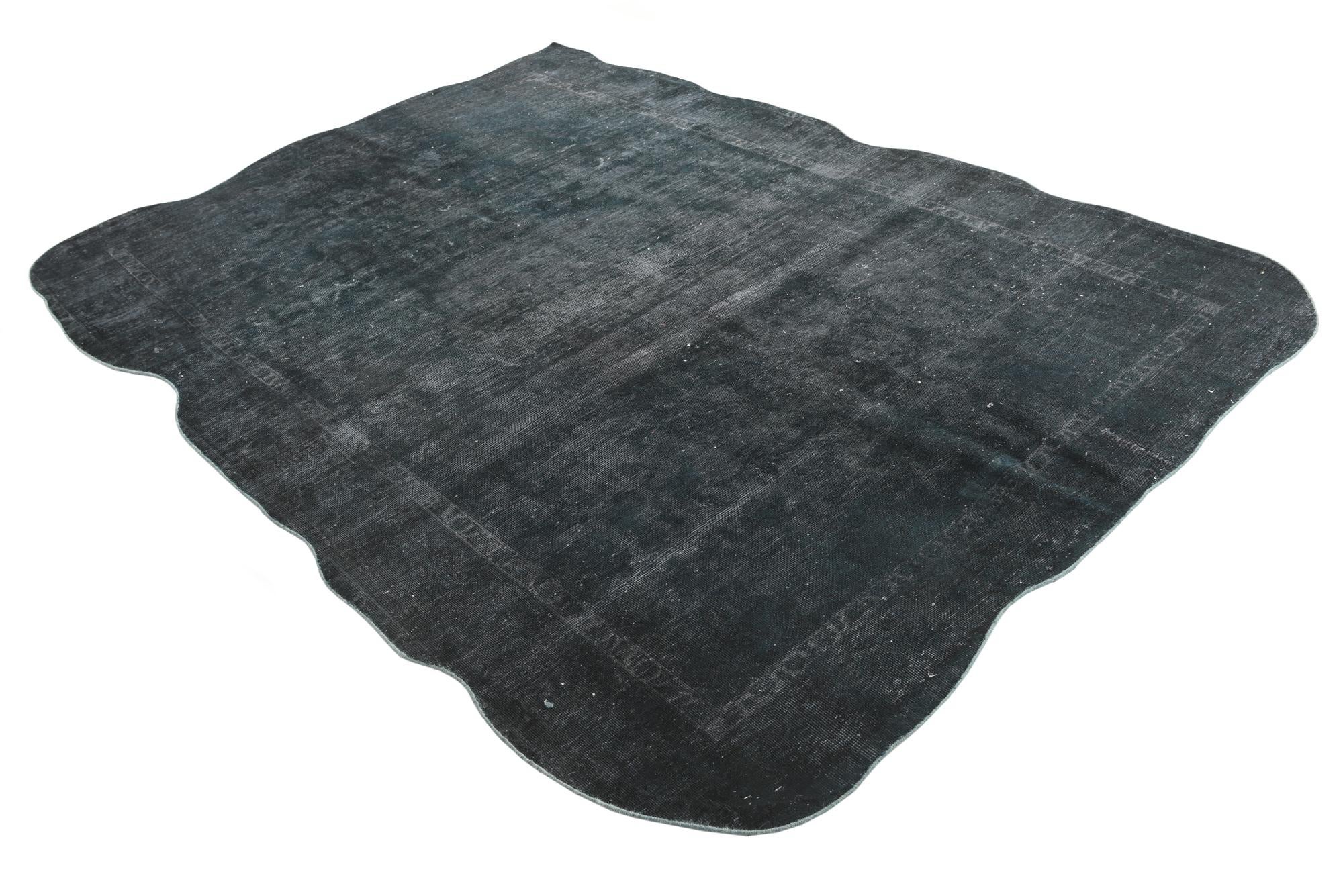 6' 10 x 9' 6 Hand Knotted Ultra Vintage Persian Wool Rug