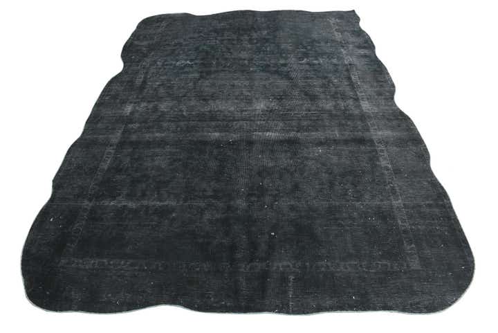 6' 10 x 9' 6 Hand Knotted Ultra Vintage Persian Wool Rug