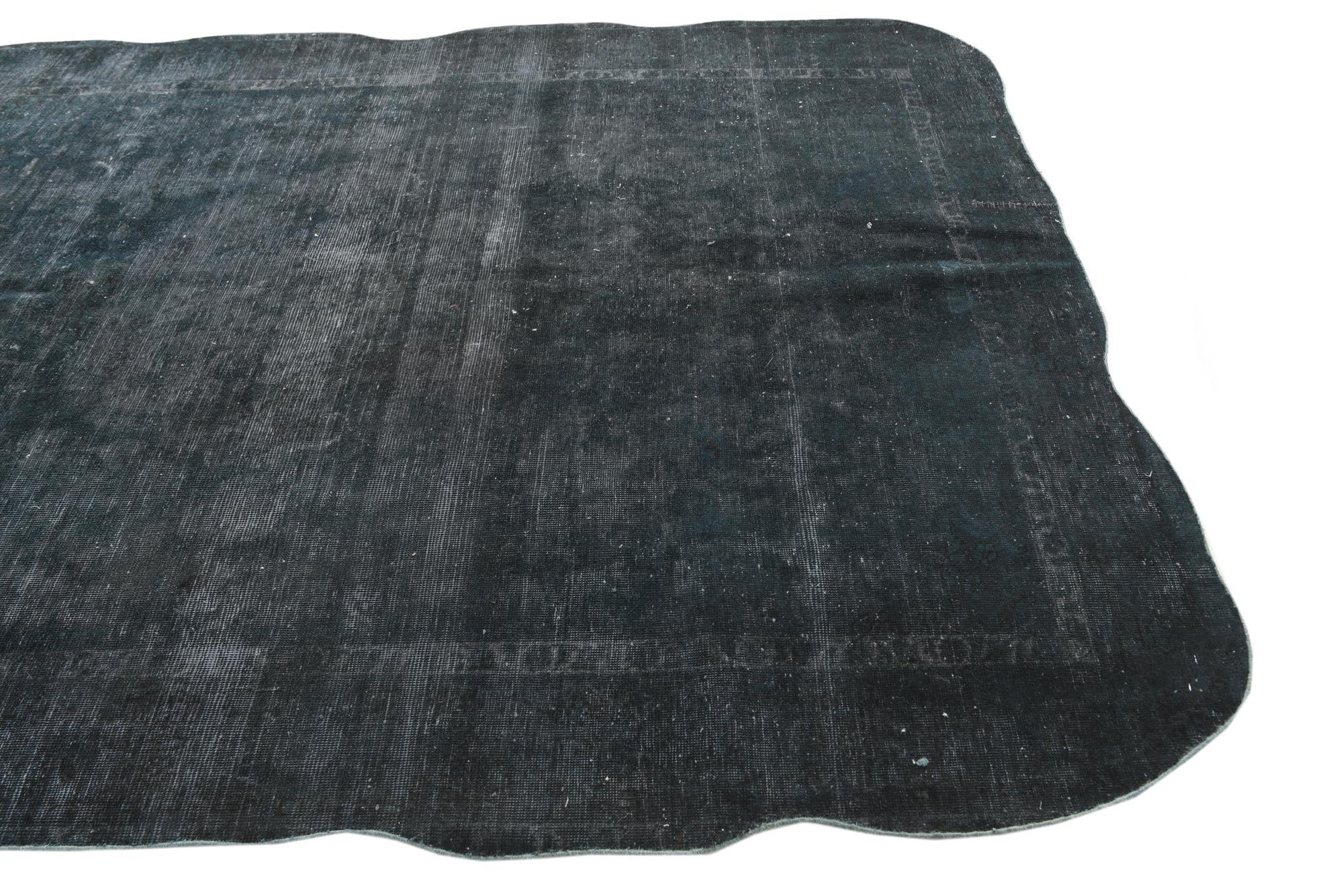 6' 10 x 9' 6 Hand Knotted Ultra Vintage Persian Wool Rug