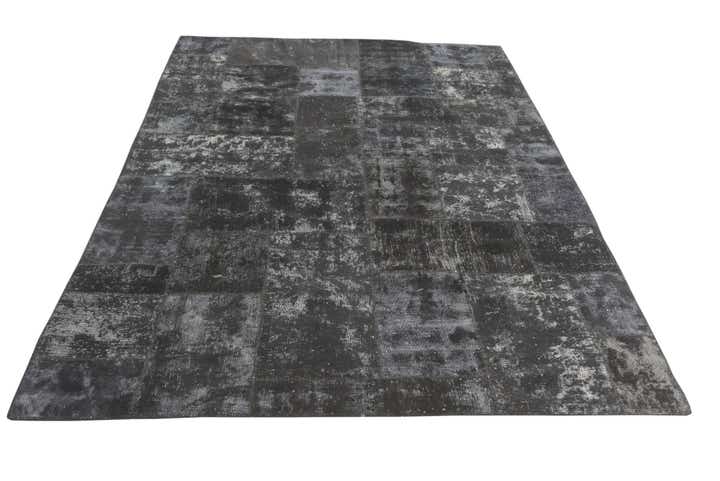 5' 7 x 8' Hand Knotted Ultra Vintage Persian Wool Rug