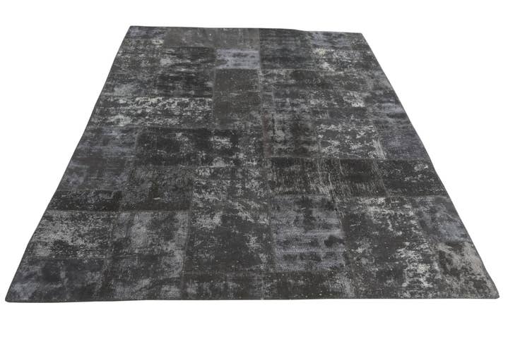 Detail image of 5' 7 x 8' Hand Knotted Ultra Vintage Persian Wool Rug