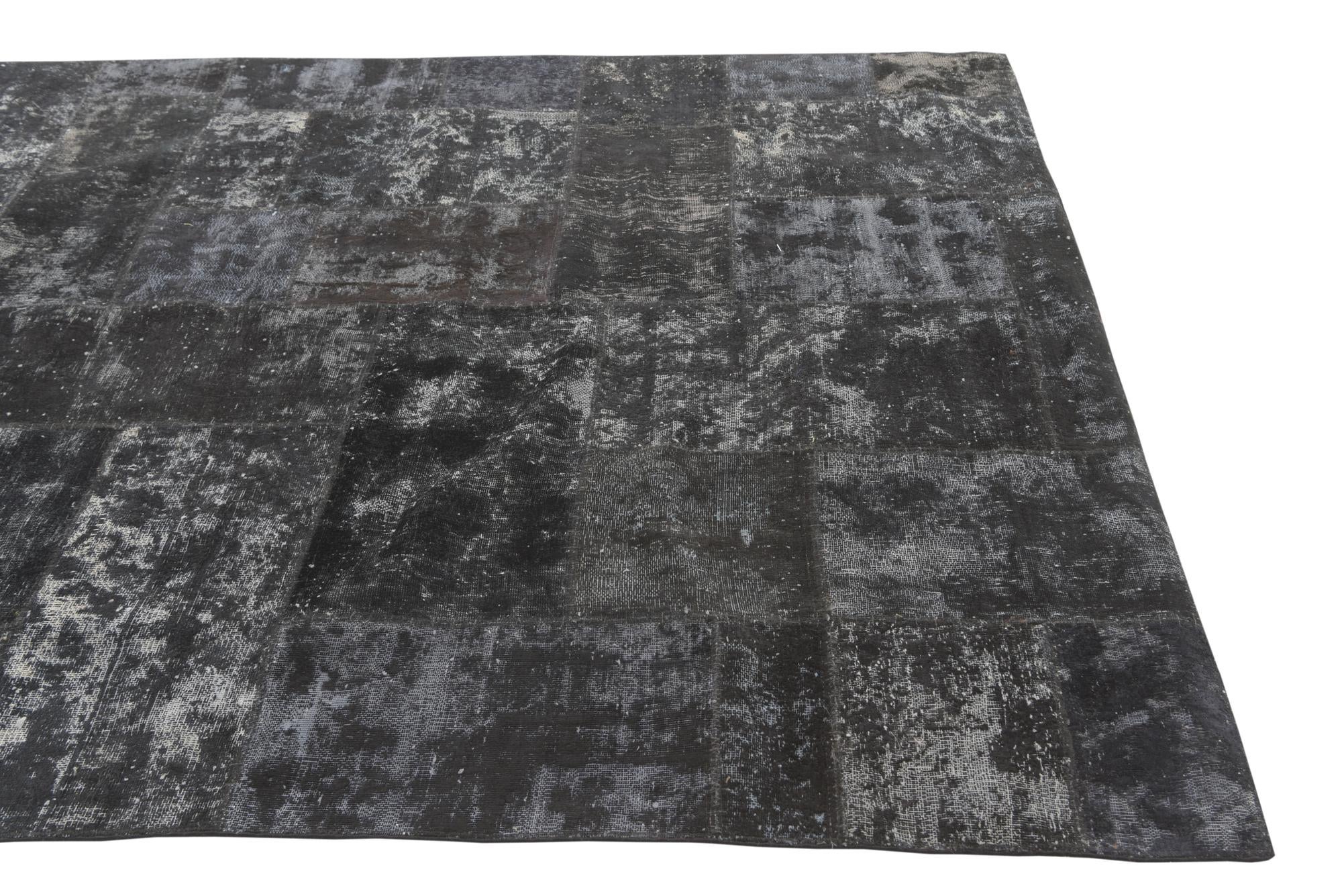 5' 7 x 8' Hand Knotted Ultra Vintage Persian Wool Rug