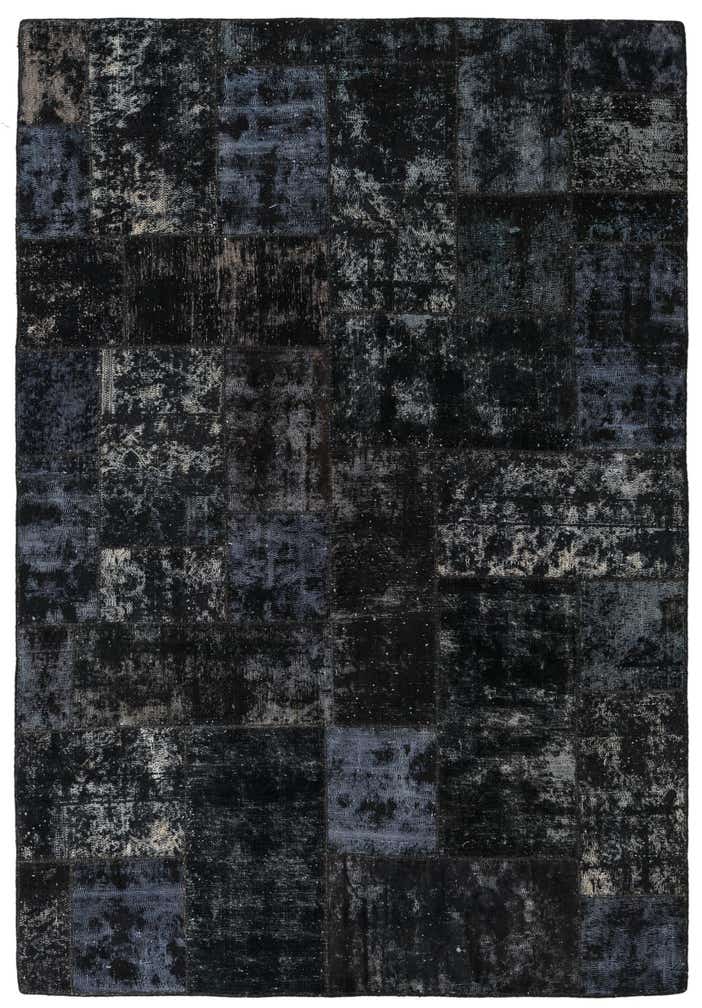 5' 7 x 8' Hand Knotted Ultra Vintage Persian Wool Rug