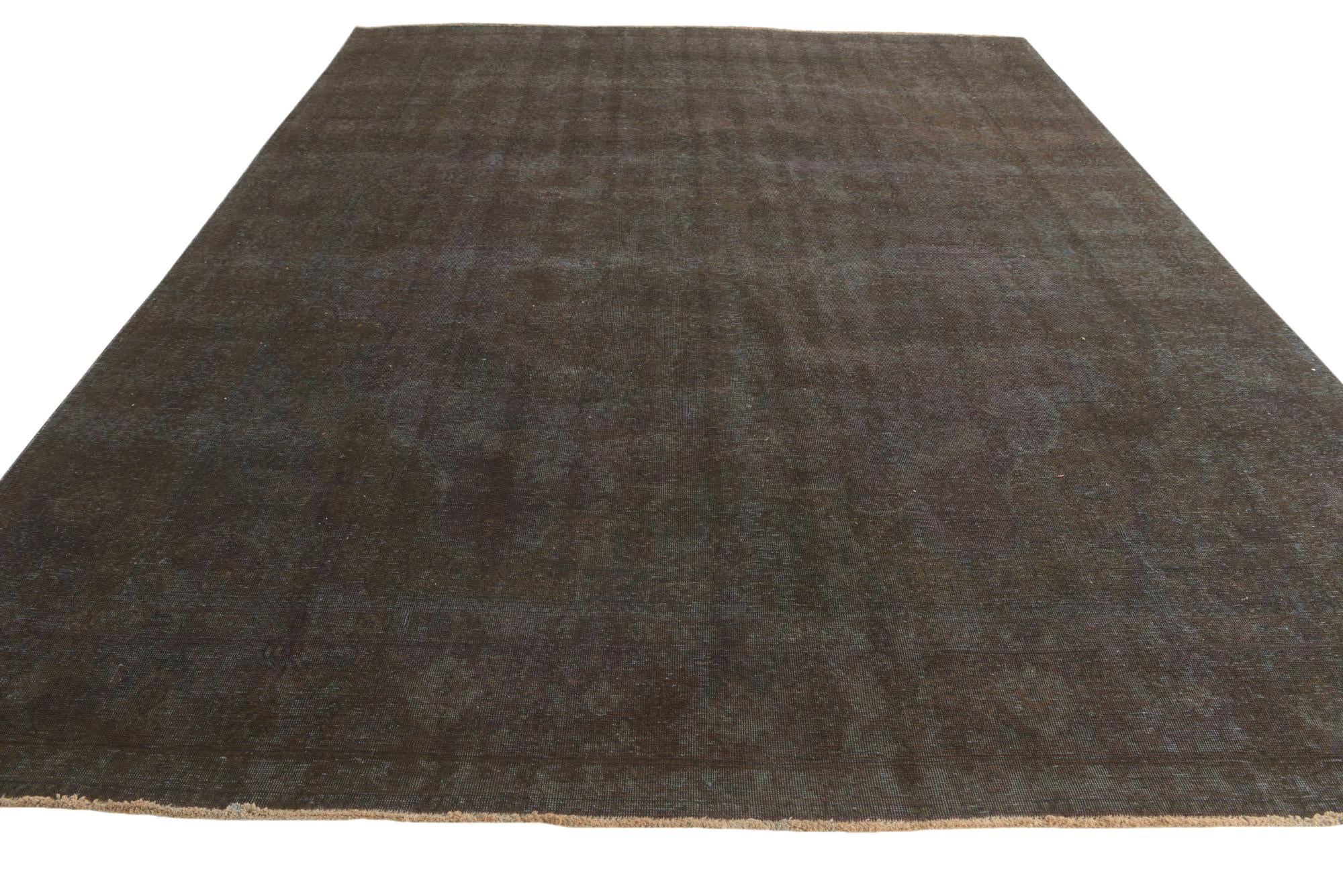 9' 10 x 12' 10 Hand Knotted Ultra Vintage Persian Wool Rug