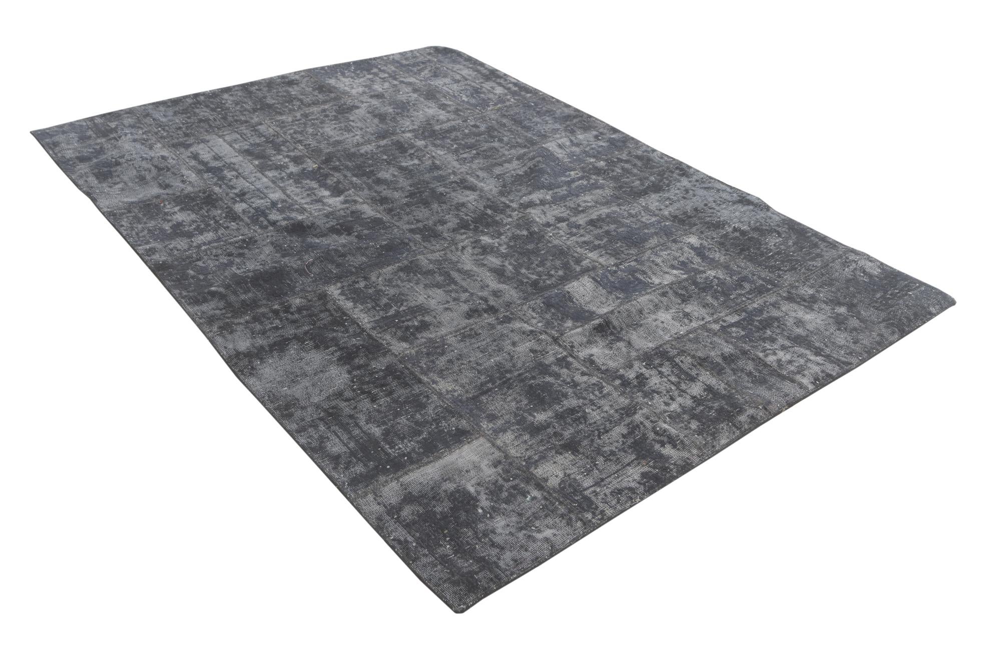 5' 8 x 7' 10 Hand Knotted Ultra Vintage Persian Wool Rug