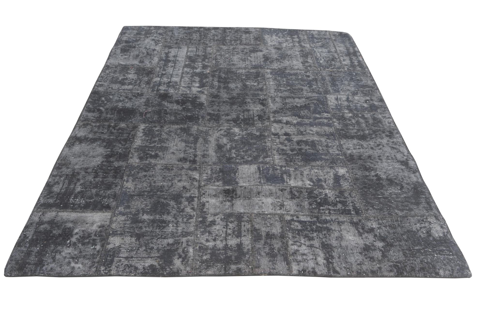 5' 8 x 7' 10 Hand Knotted Ultra Vintage Persian Wool Rug