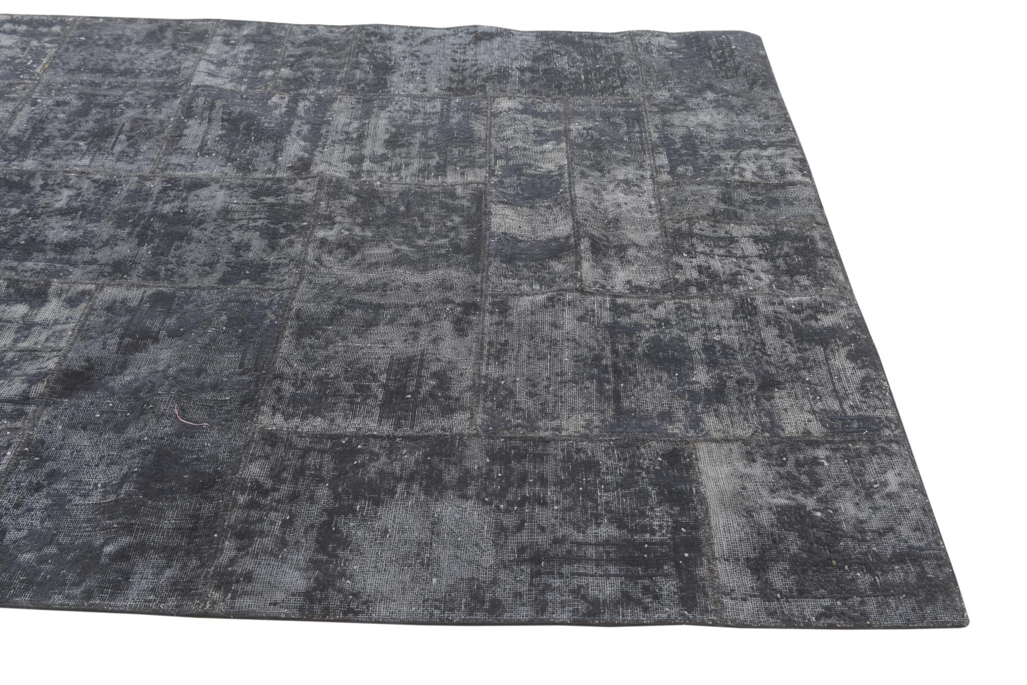 5' 8 x 7' 10 Hand Knotted Ultra Vintage Persian Wool Rug