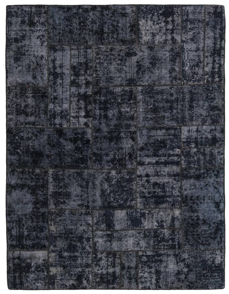 Detail image of 5' 8 x 7' 10 Hand Knotted Ultra Vintage Persian Wool Rug