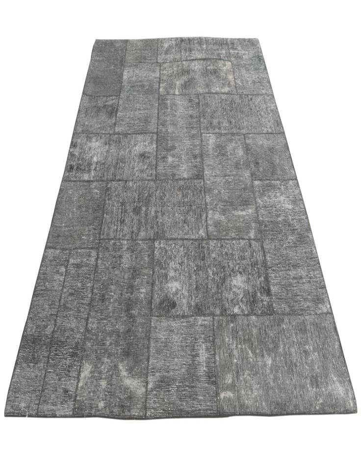 Detail image of 5' 8 x 8'  Hand Knotted Ultra Vintage Persian Wool Rug