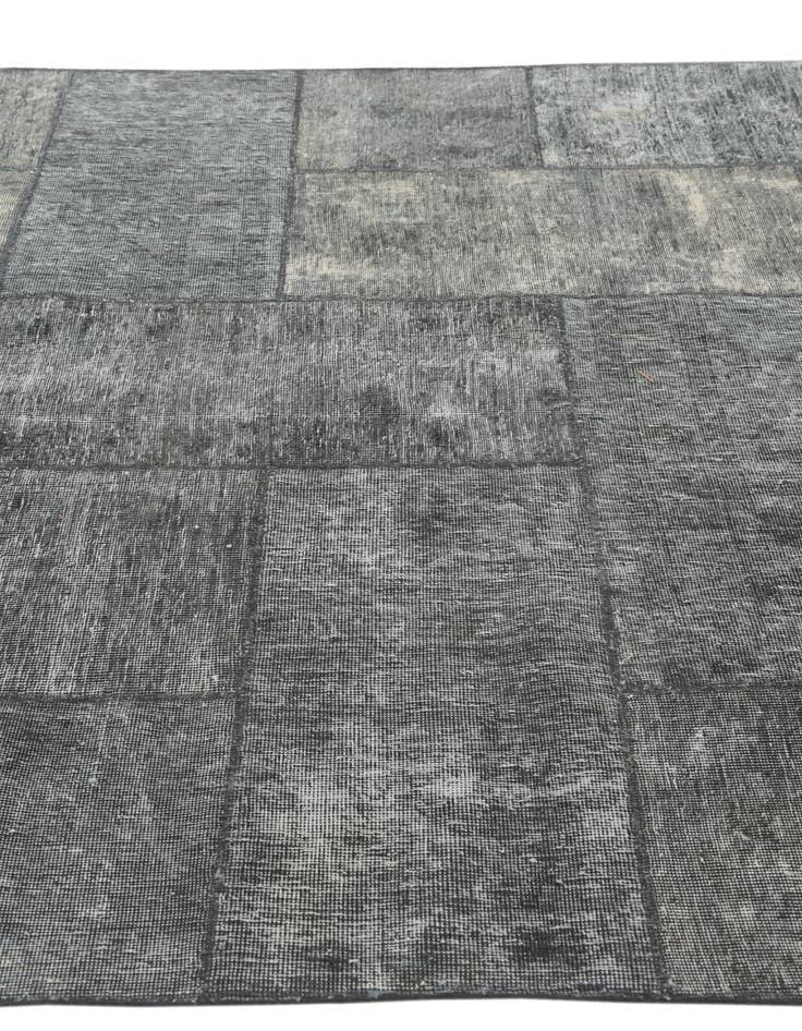 Detail image of 5' 8 x 8'  Hand Knotted Ultra Vintage Persian Wool Rug