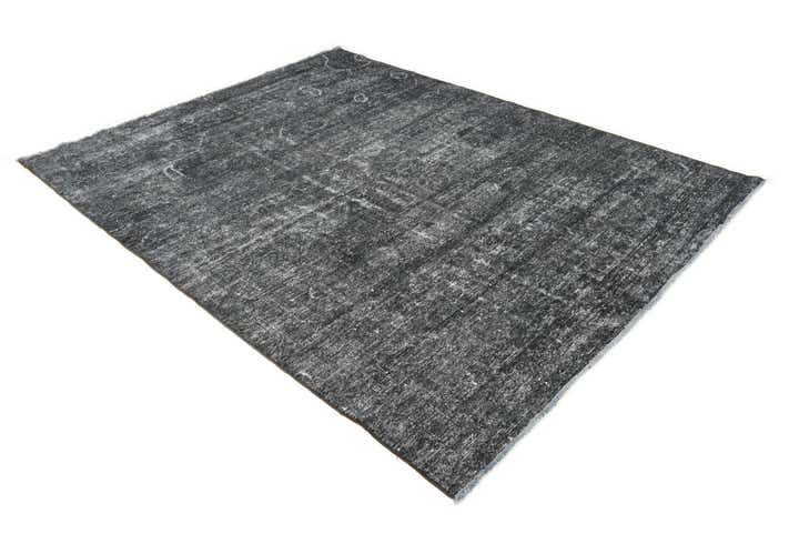 6' 10 x 9' 7 Hand Knotted Ultra Vintage Persian Wool Rug