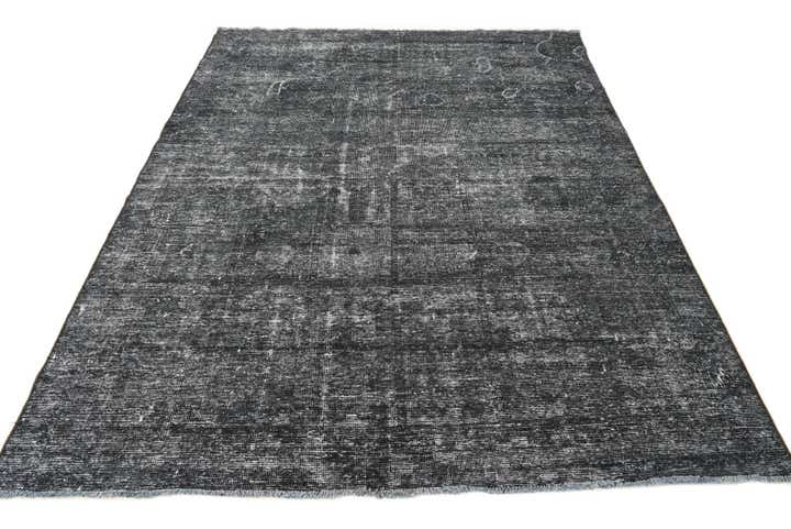 6' 10 x 9' 7 Hand Knotted Ultra Vintage Persian Wool Rug