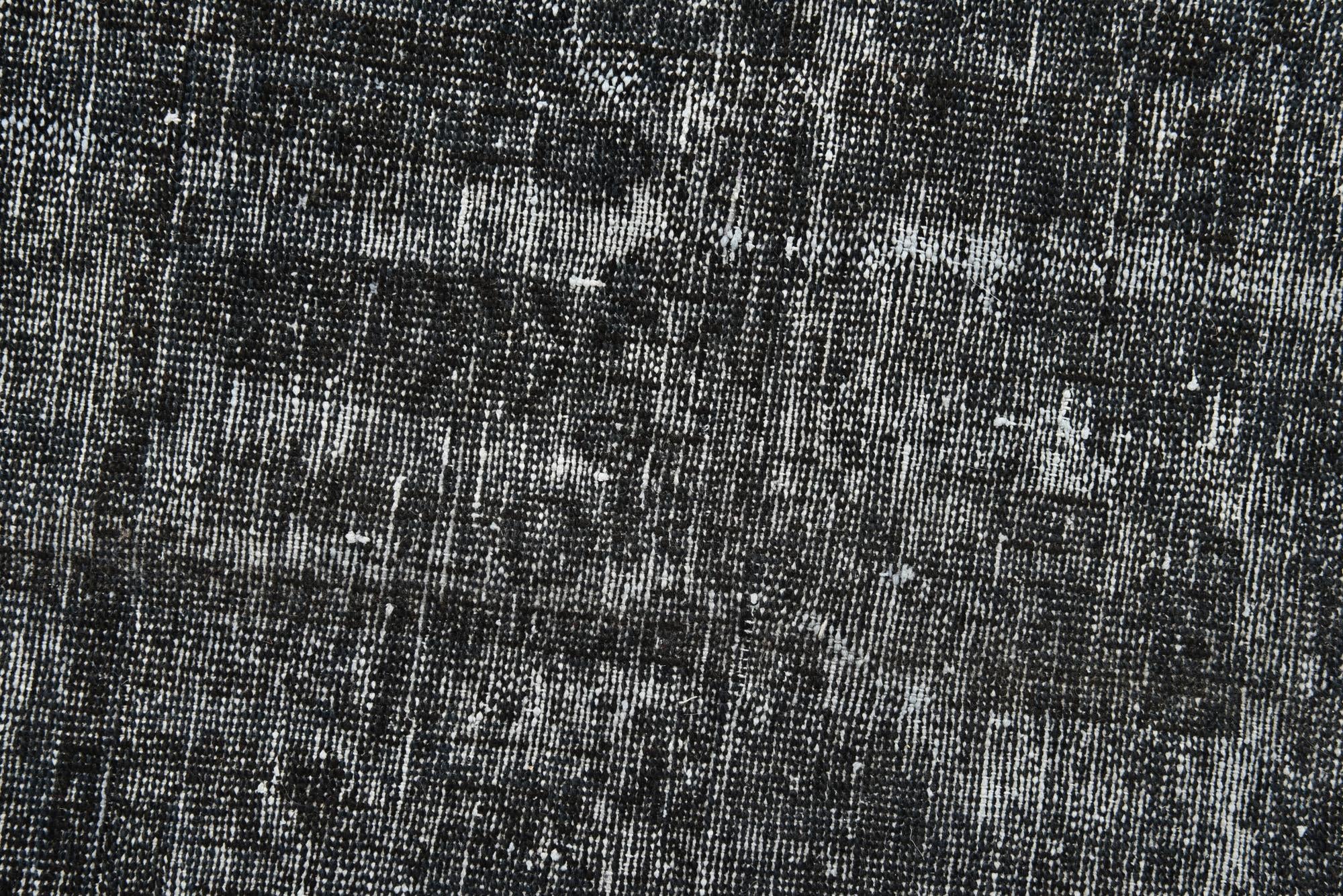 6' 10 x 9' 7 Hand Knotted Ultra Vintage Persian Wool Rug
