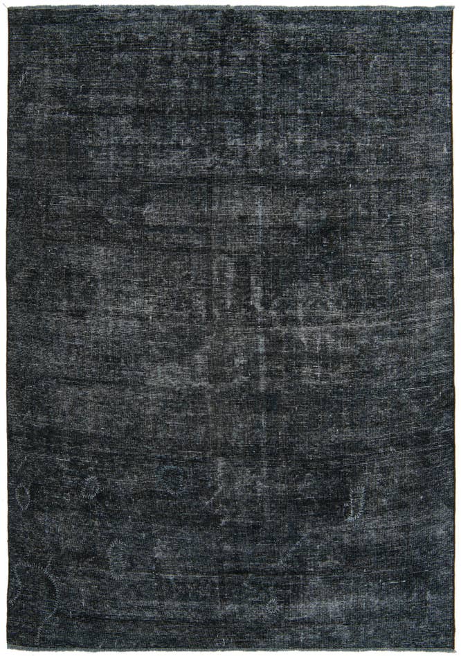 Detail image of 6' 10 x 9' 7 Hand Knotted Ultra Vintage Persian Wool Rug