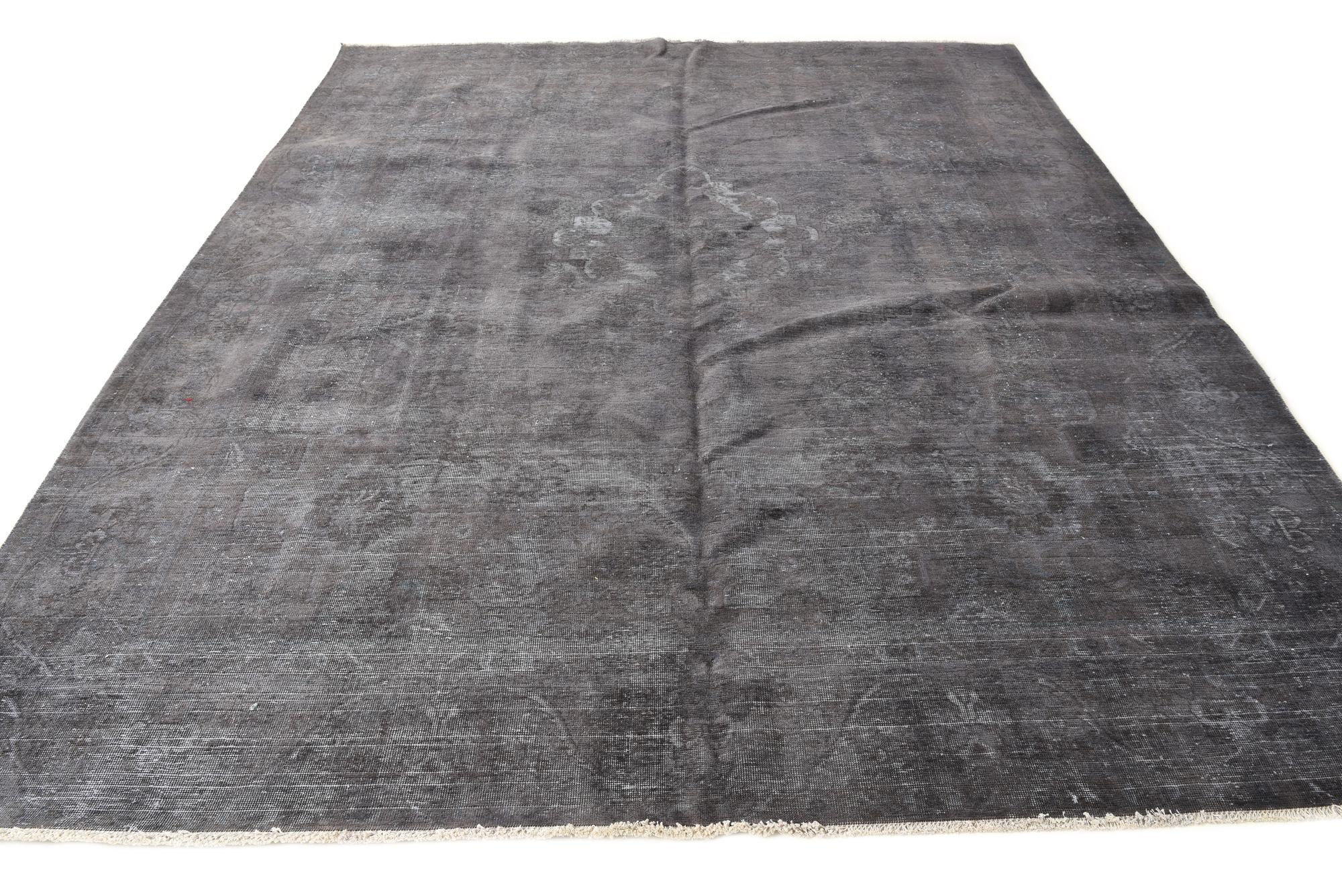 9' 8 x 12' 2 Hand Knotted Ultra Vintage Persian Wool Rug