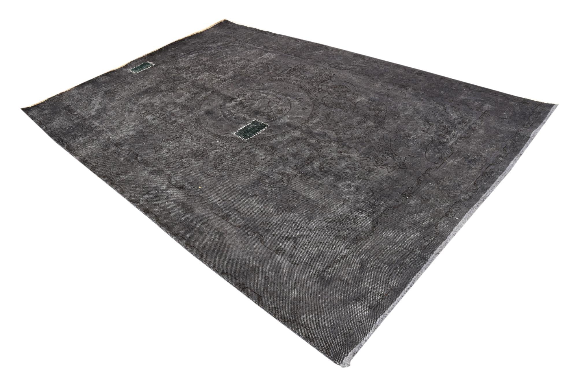 6' 7 x 9' 8 Hand Knotted Ultra Vintage Persian Wool Rug