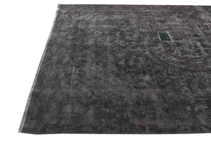 Detail image of 6' 7 x 9' 8 Hand Knotted Ultra Vintage Persian Wool Rug