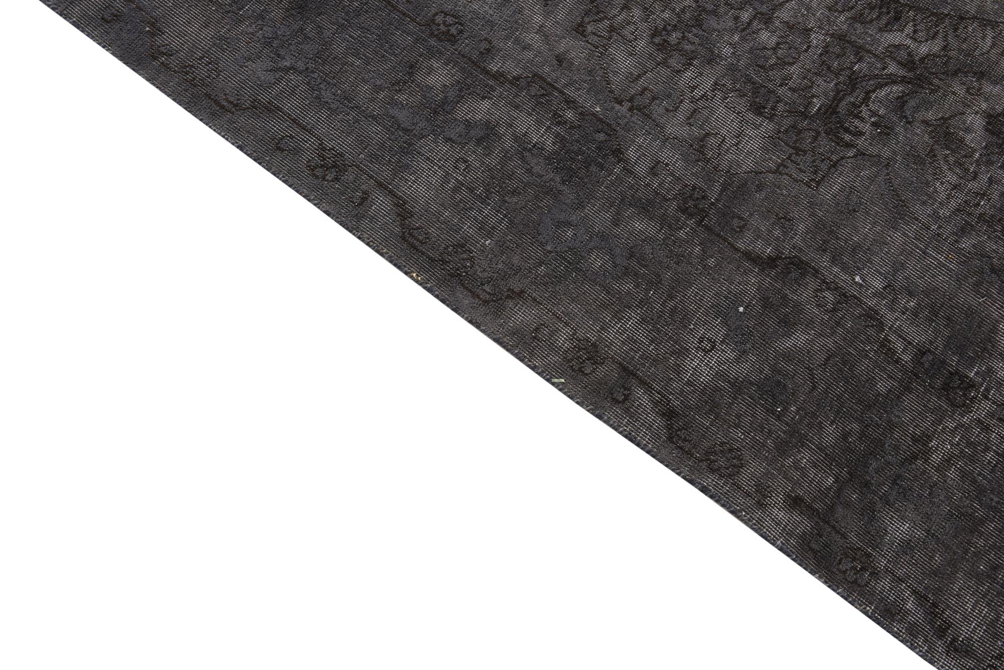 6' 7 x 9' 8 Hand Knotted Ultra Vintage Persian Wool Rug