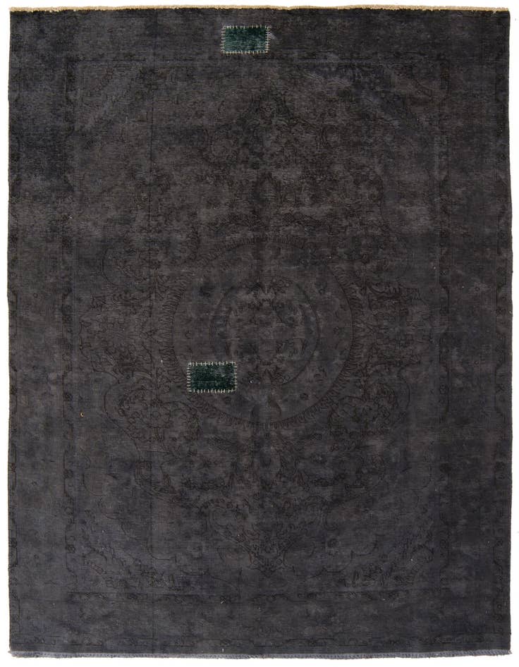 Detail image of 6' 7 x 9' 8 Hand Knotted Ultra Vintage Persian Wool Rug