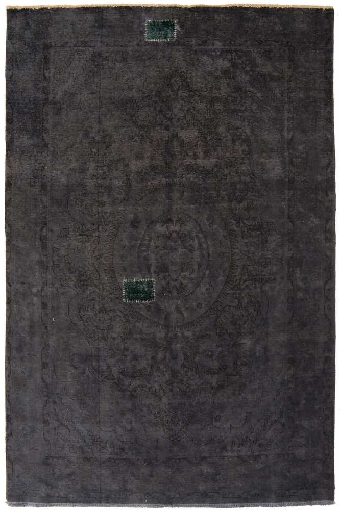 6' 7 x 9' 8 Hand Knotted Ultra Vintage Persian Wool Rug